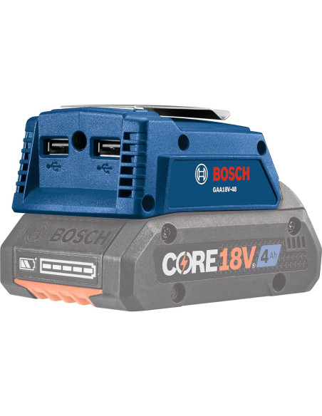 Adaptador USB Bosch GAA18V-48 18V Carga Doble 4.8A