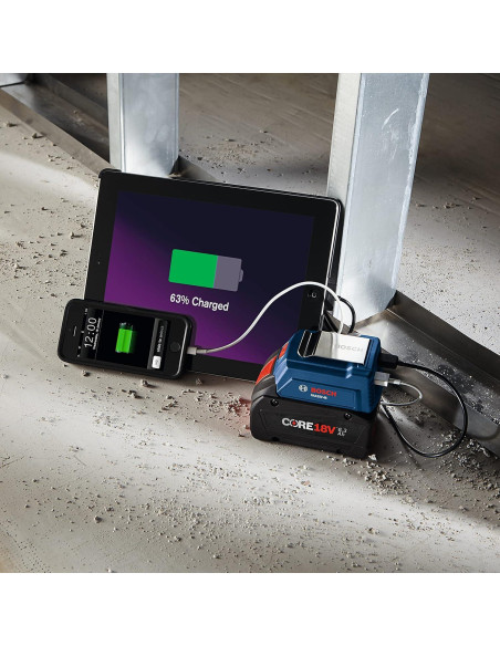 Adaptador USB Bosch GAA18V-48 18V Carga Doble 4.8A