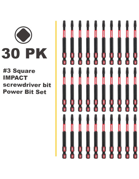 Conjunto de Puntas de Destornillador GEINXURN SQ2 30 Piezas