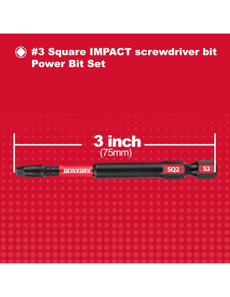 Conjunto de Puntas de Destornillador GEINXURN SQ2 30 Piezas