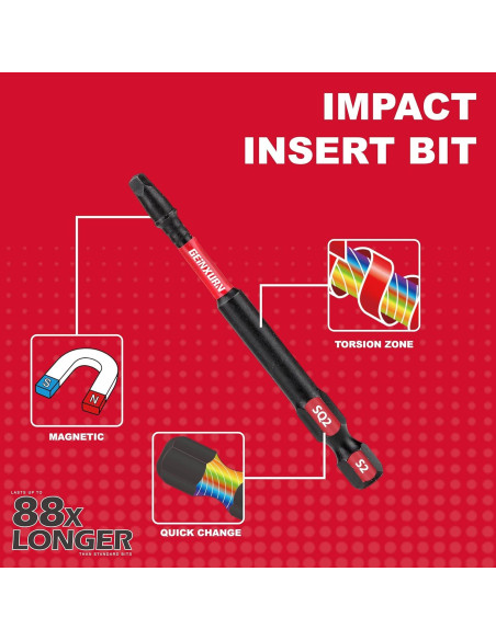 Conjunto de Puntas de Destornillador GEINXURN SQ2 30 Piezas