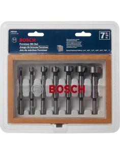 Juego de Brocas Forstner Bosch FB700 7 Piezas Acero Cromo 2