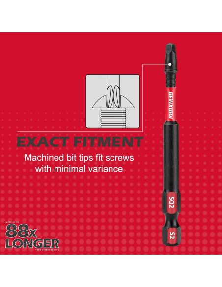 Conjunto de Puntas de Destornillador GEINXURN SQ2 30 Piezas