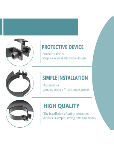 Protector de Rueda 230mm Rawolp para Amoladora Angular