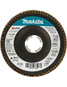 Disco de Lijado Makita T-03903-3 4.5" 60 Grano X-Lock 3p 2