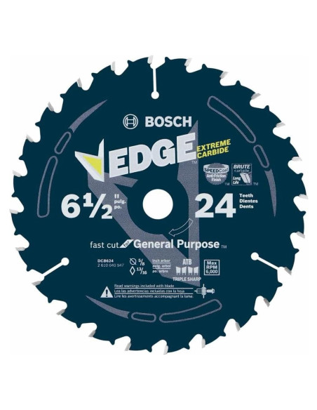 Hoja de Sierra Circular Bosch DCB624 16.5 cm 24 Dientes