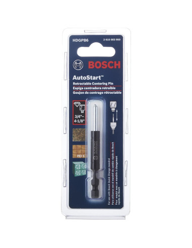 Broca Piloto AutoStart Bosch HDGPB para Sierra Diamante 1/4"