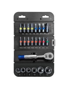 Juego de Llave de Carraca Torin THT-23BRS01B 23 Piezas