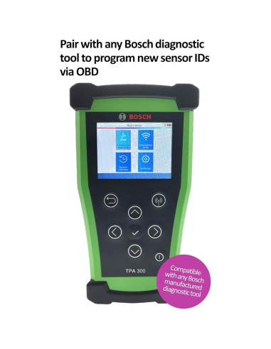Herramienta TPMS Bosch 3934 TPA 300 - Programación y Activación