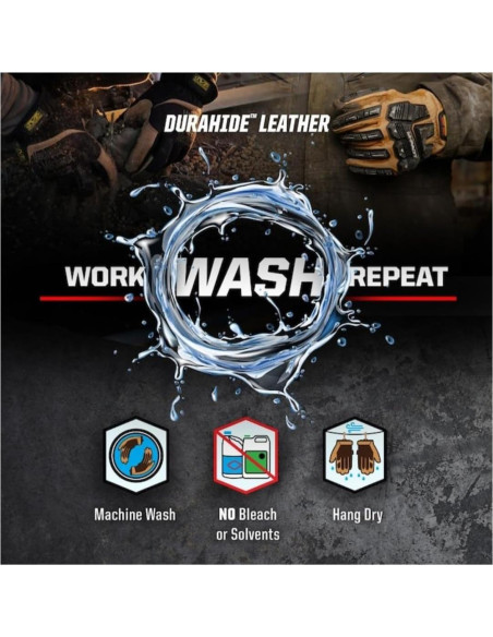 Guantes de trabajo Mechanix FastFit de cuero para hombres