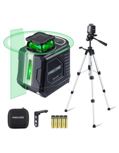 Nivel láser Firecore G30 con trípode y línea verde 360