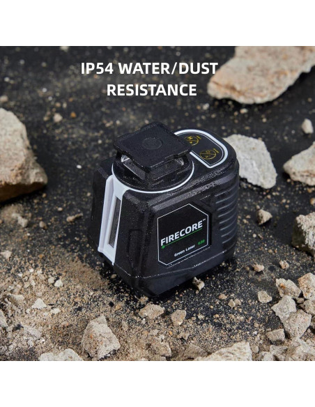 Nivel láser Firecore G30 con trípode y línea verde 360