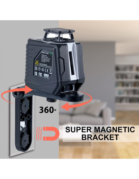 Nivel láser Firecore G30 con trípode y línea verde 360