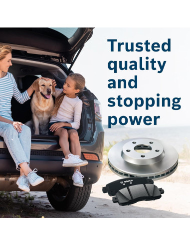 Pastillas de Freno Cerámicas Bosch BC606 Traseras para Lexus y Toyota