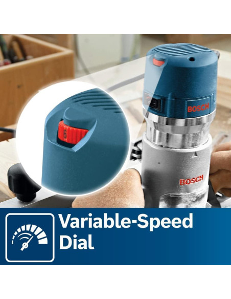 Router Electrónico BOSCH 1617EVS 2.25 HP Base Fija