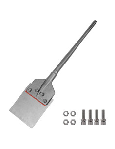 Cincel raspador de piso YOSIGHT 15.24 cm SDS-Max acero