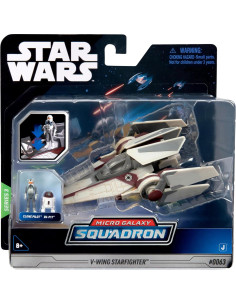 STAR WARS V-Wing Starfighter Jazwares 7,62 cm con Accesorios 2