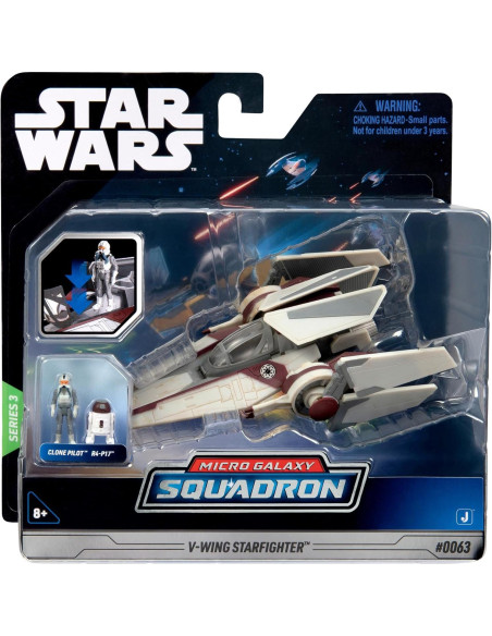 STAR WARS V-Wing Starfighter Jazwares 7,62 cm con Accesorios STAR WARS V-Wing Starfighter Jazwares 7,62 cm con Accesorios