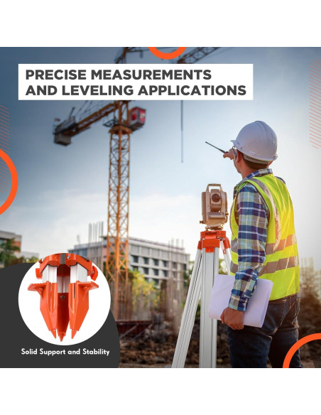 Trípode de Aluminio Saysurey para Nivel Láser 90-150 cm