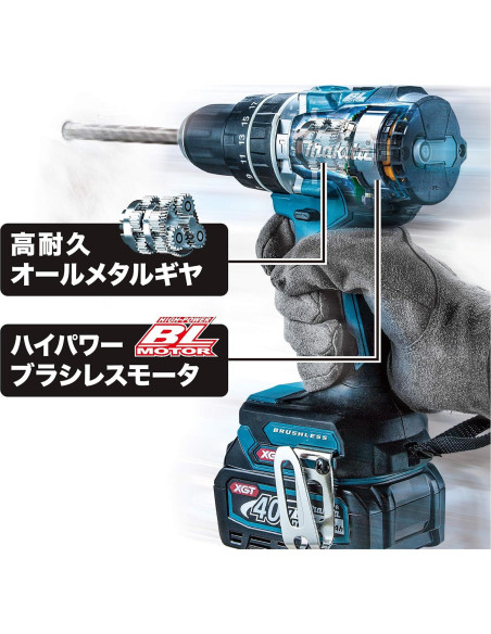 Taladro Combinado Makita HP002GZ 40V Sin Escobillas