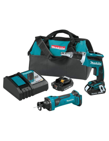 Kit Combo Inalámbrico Makita 18V LXT 2.0Ah Destornillador