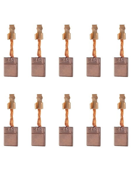 10 Piezas Repuesto Cepillo Carbón Makita CB-440 CB-448