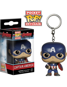 Funko Pocket Pop Llavero Capitán América 3,81 cm Marvel 2