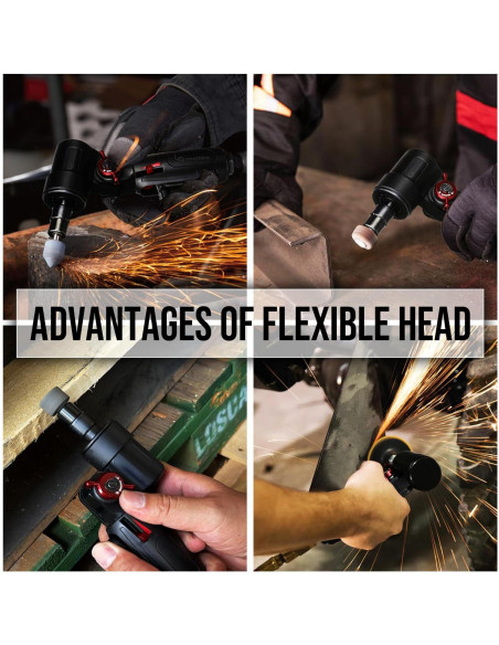 Amoladora Neumática LE LEMATEC LE-G2543R 20,000 RPM 0.68 kg