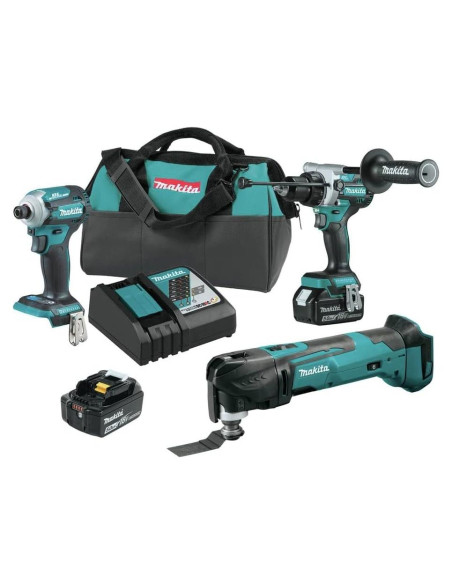 Makita XT288T 18V LXT Herramienta Multiuso Oscilante y Taladro