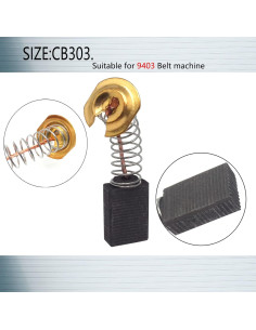 4 Cepillos de Carbón para Motor Makita CB303 16x10x5mm 2