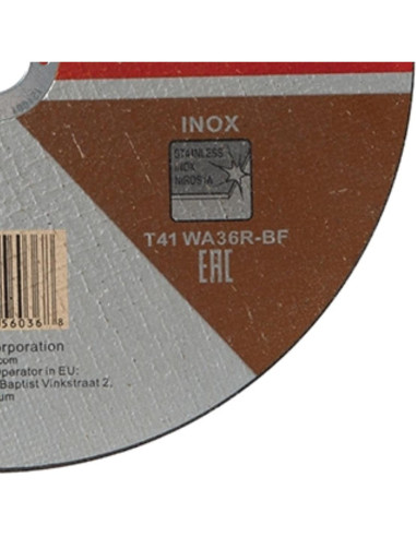 Disco de Corte Delgado Makita E-03012 23 cm INOX 36 Grano