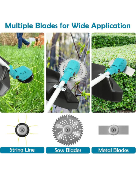 Desmalezadora Inalámbrica Vokoroad 3-en-1 19.8 cm