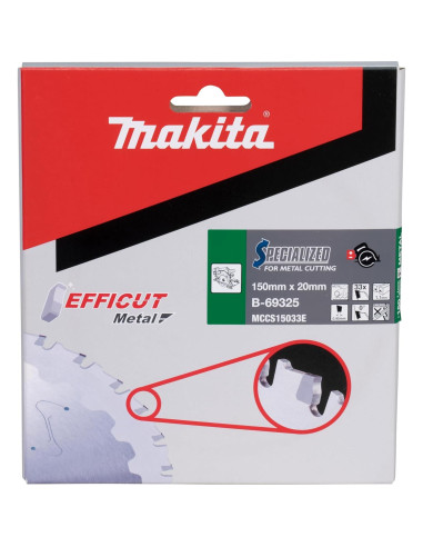 Hoja de sierra Makita B-69244 5-7/8" 33T para metal