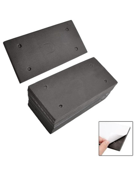 10 Almohadillas de Espuma Adhesiva LDEXIN 19x9cm para Lijadora