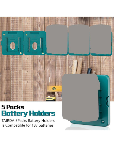 10 Soportes para Baterías y Herramientas Makita 18V