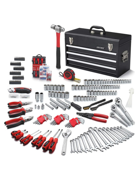 Juego de Herramientas ARUCMIN 438 Piezas Caja 3 Cajones