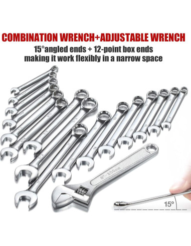 Juego de Herramientas ARUCMIN 438 Piezas Caja 3 Cajones