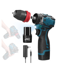 Taladro Combinado Mulcort 18V 2en1 con 2 Baterías 1.3AH