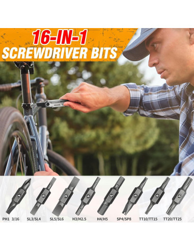 Multiherramienta BIBURY 31 en 1 Plegable con Accesorios