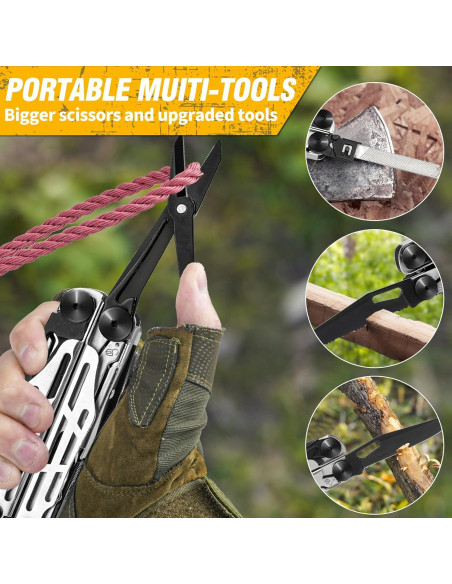 Multiherramienta BIBURY 31 en 1 Plegable con Accesorios