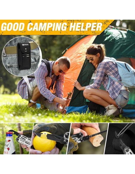 Multiherramienta BIBURY 31 en 1 Plegable con Accesorios