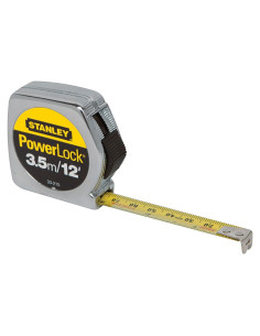 Cinta Métrica Stanley 3.7m x 1.27cm PowerLock Acero