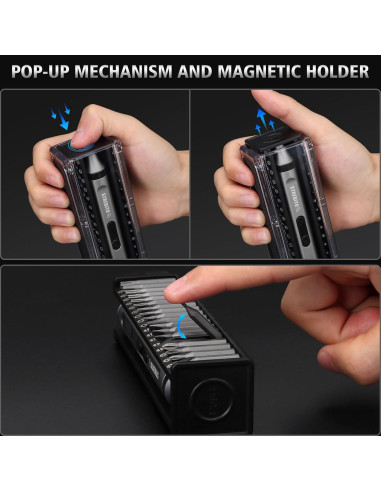 Destornillador Eléctrico STREBITO 42 en 1 Precisión Compacto