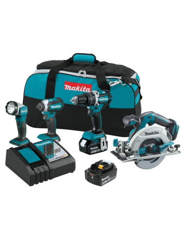 Kit de Herramientas Inalámbricas Makita XT446T 18V 4 Piezas