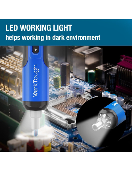 Destornillador Eléctrico Inalámbrico Mini Hyperpower 4V 5Nm