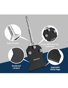 Rascador de Piso Firecore 4x10 cm con Tornillos de Repuesto 2