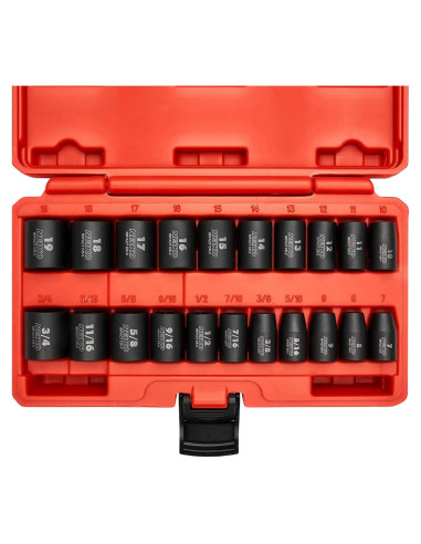 Juego de Enchufes de Impacto NEIKO 02432A 21 Piezas