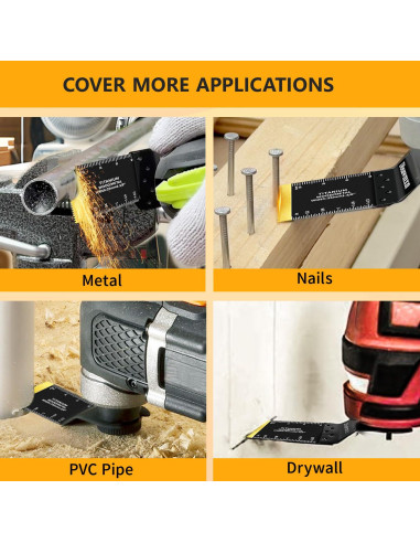 20 Cuchillas Oscilantes Dbsawmxn para Metal y Madera