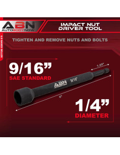 Conductor de Tuercas ABN 14.3 mm Magnético 15.2 cm 2