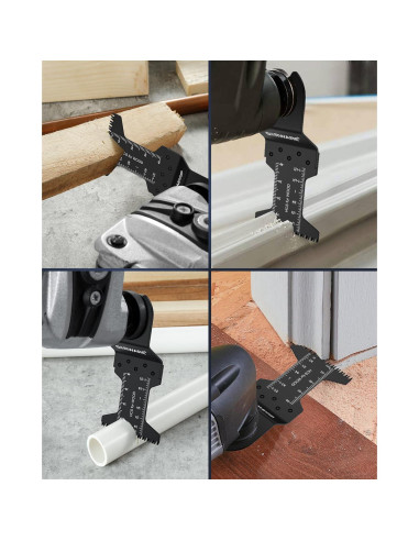 Hojas de Multiherramienta GORWARE 60PCS Dientes Japoneses